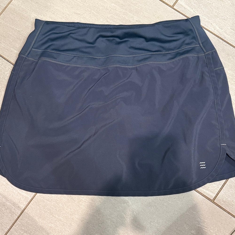 Navy Blue Athletic Skort